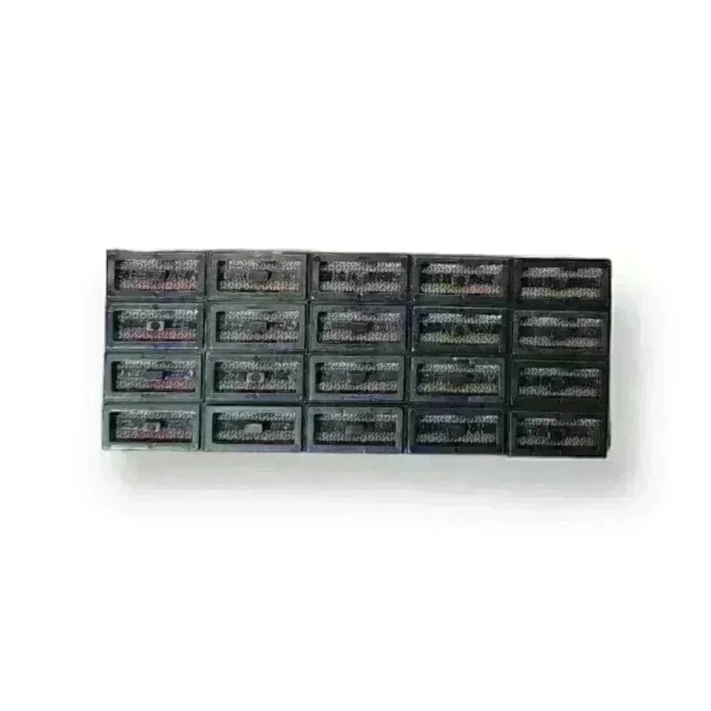 Lego 2412 / 2412b Black Tile Grille 1 x 2 with Bottom Groove / Lip (Lot of 20)